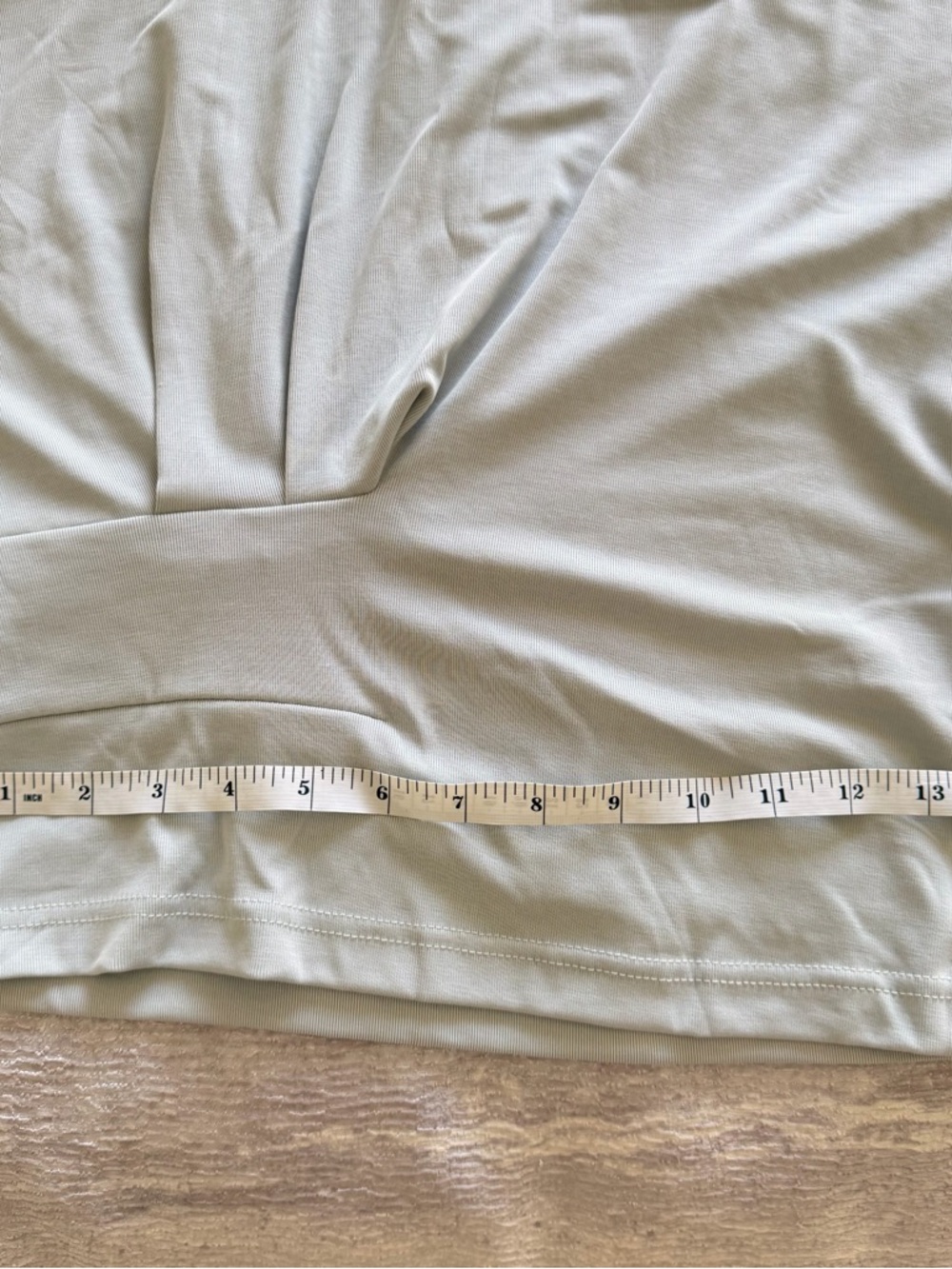 NWT! OGL Light Sage Grey Crewneck Top, Size S - Picture 4 of 8